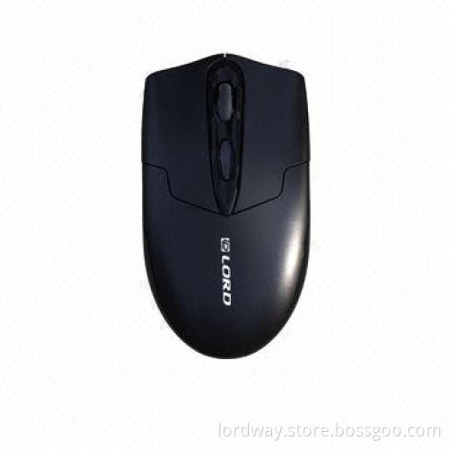 Wireless standard 4-button optical mouse with portable and useful